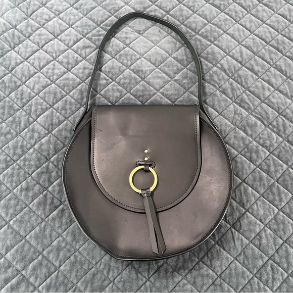 hemlock + hyde Handbags - Hemlock And Hyde Phoebe Shoulder Bag Crossbody Purse Leather Gold Black